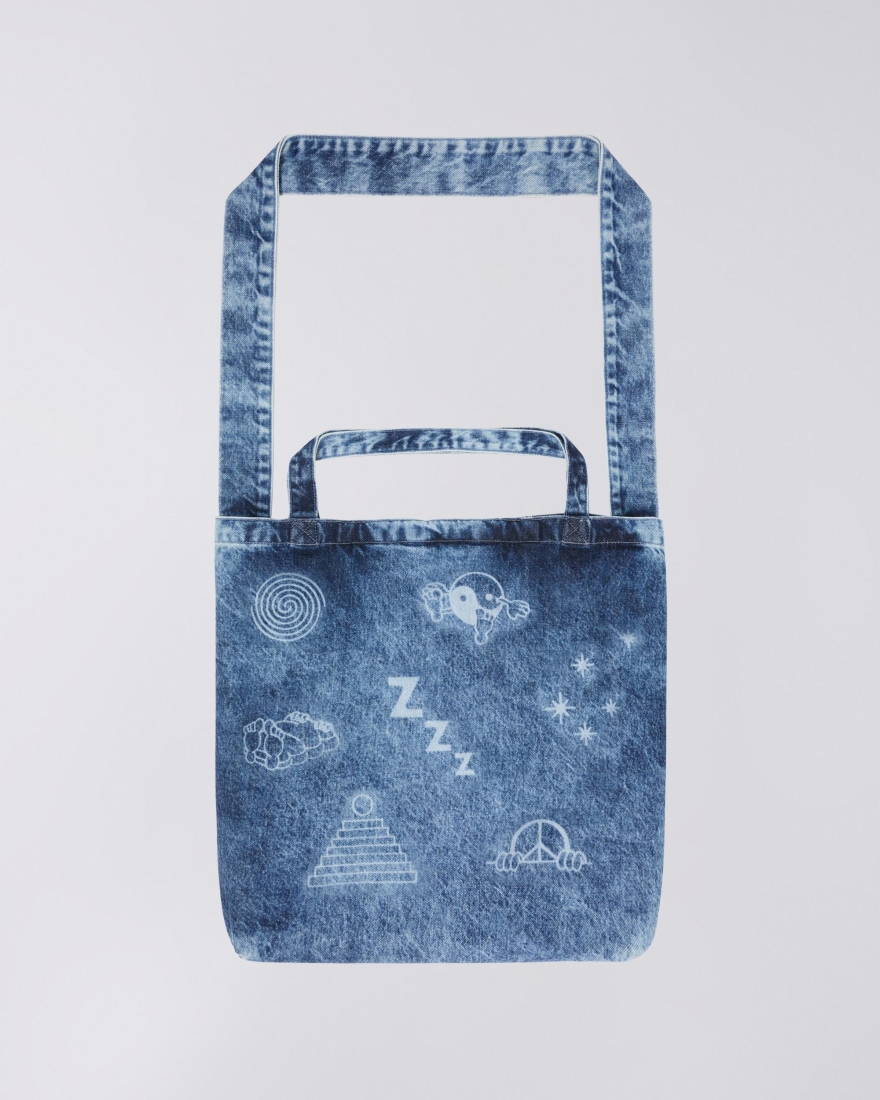 EDWIN Denim Tote Bag Blue