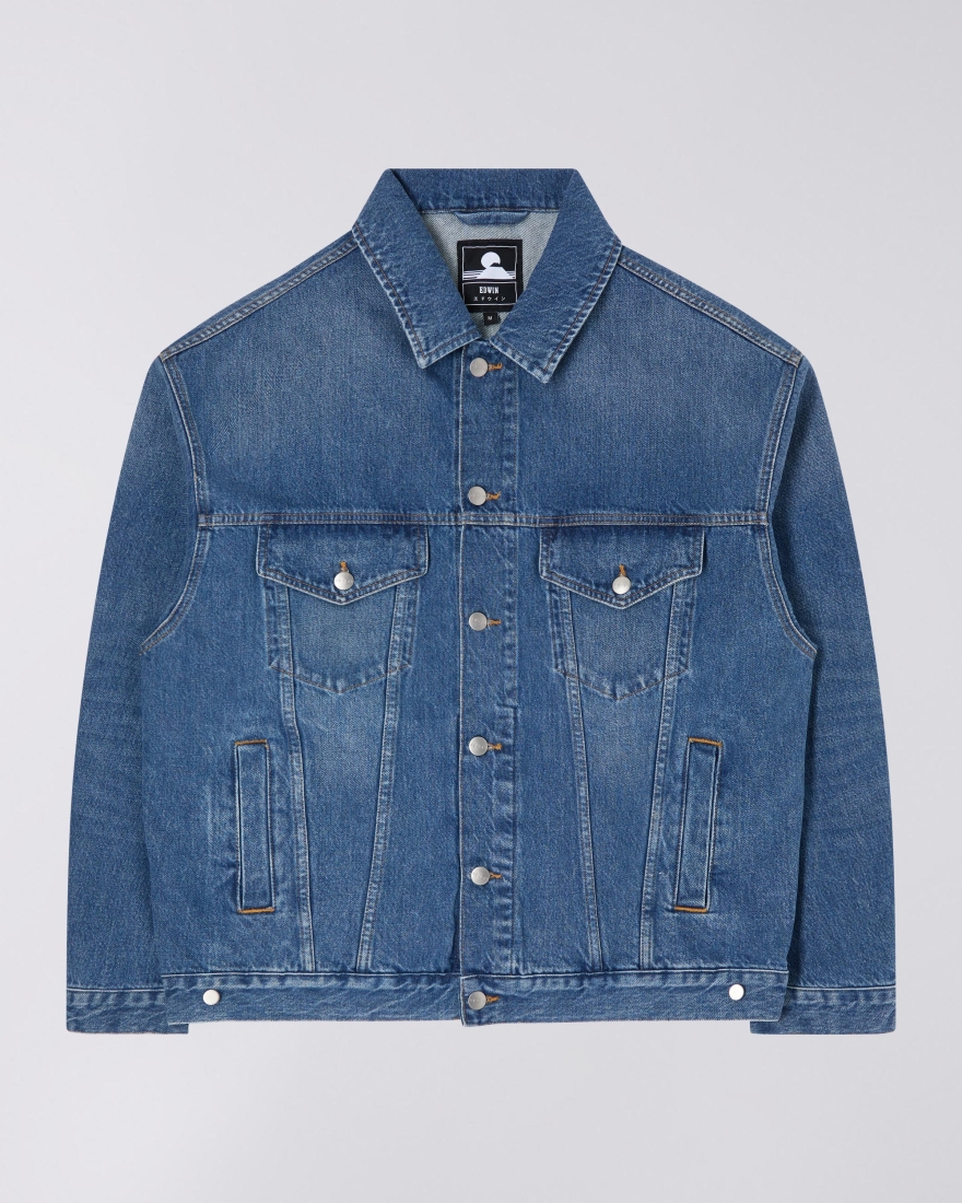EDWIN EU-Trucker Jacket Blue