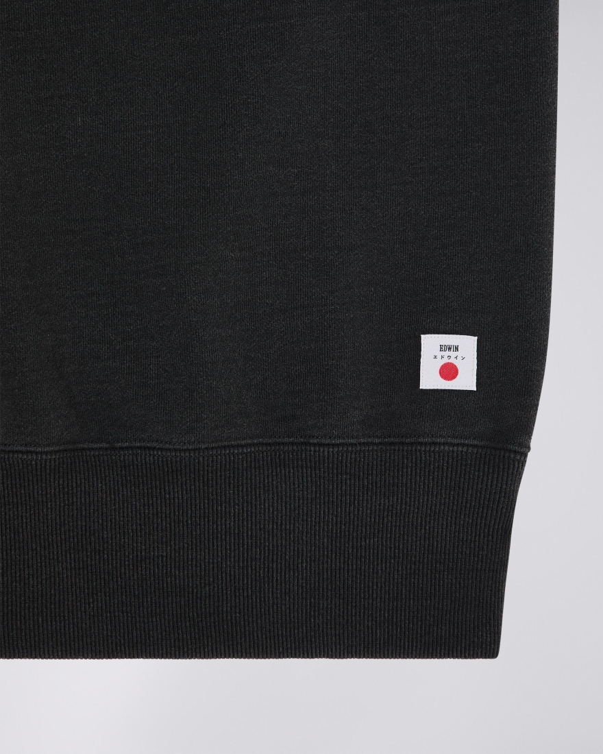 EDWIN Raglan-Sleeve Crewneck Black