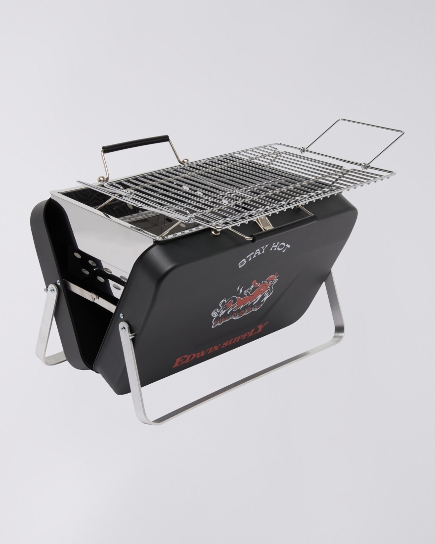 EDWIN Portable BBQ Black