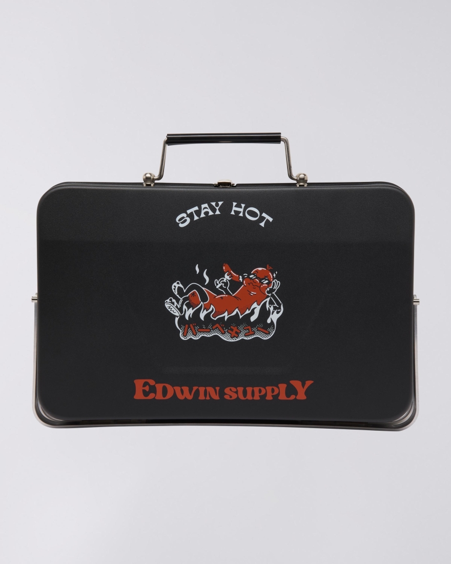 EDWIN Portable BBQ Black