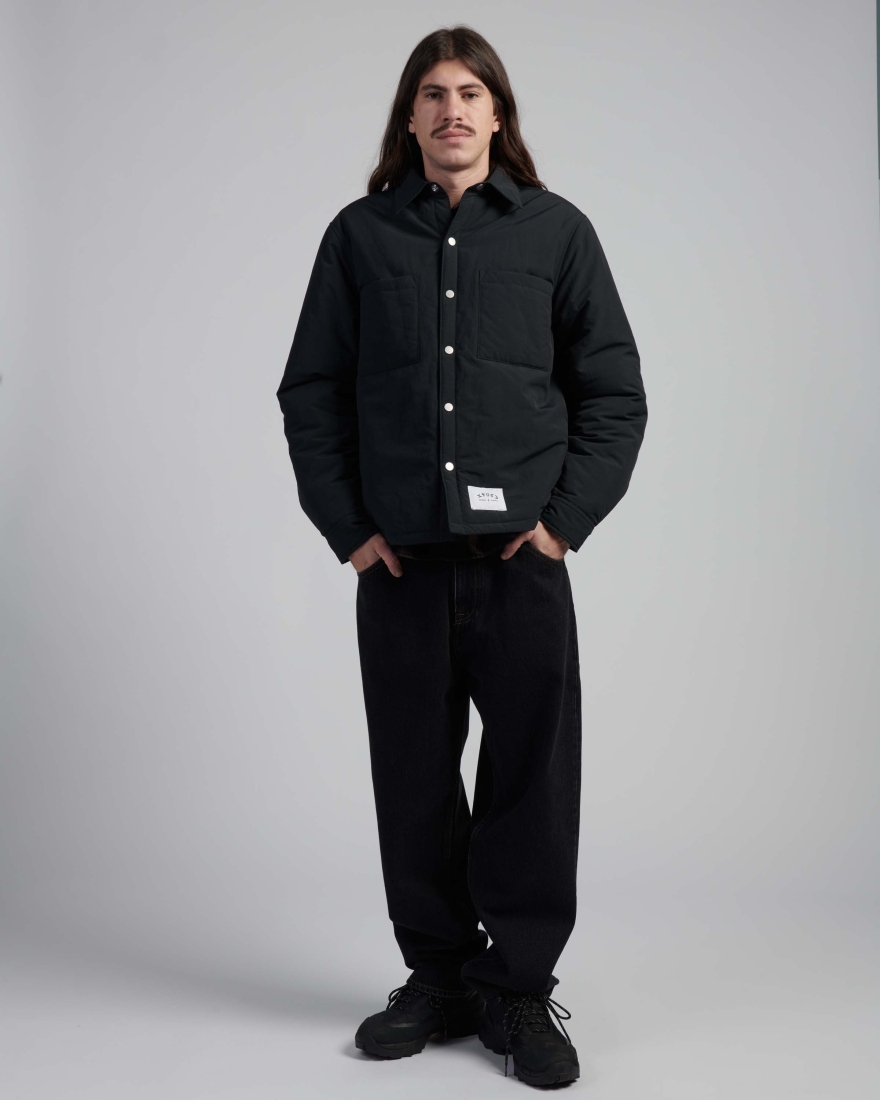 EDWIN Sphere Padded Overshirt LS Black