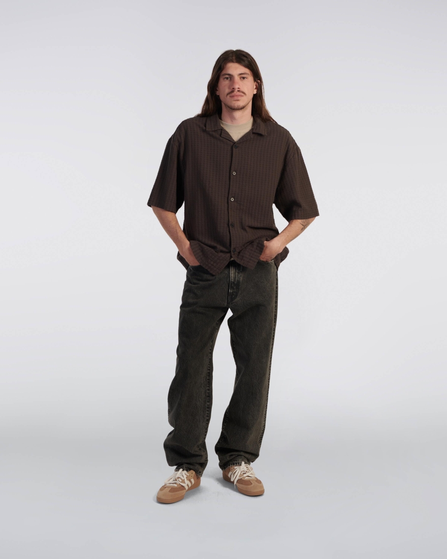EDWIN Saga Shirt SS Brown