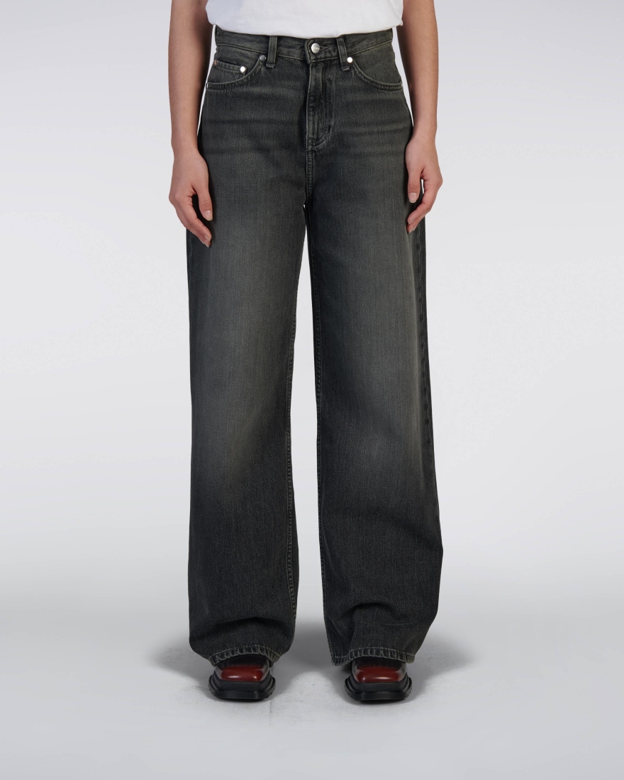 EDWIN W' Olivia Pant Black