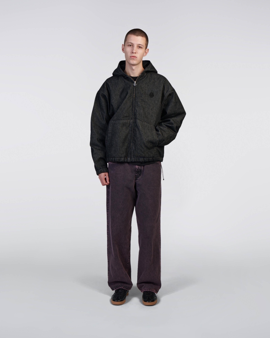 EDWIN Daimon Hooded Jacket Lined Black