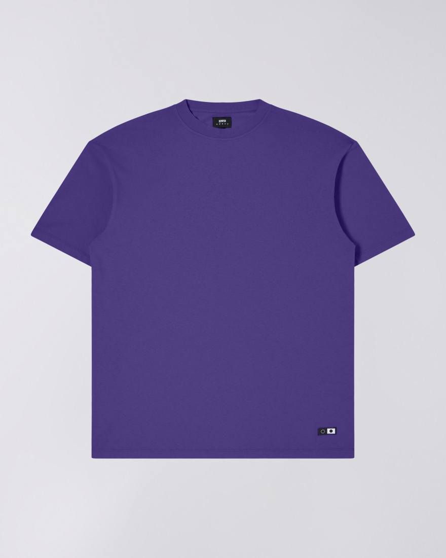 EDWIN Oversize Basic T-Shirt Parachute Purple