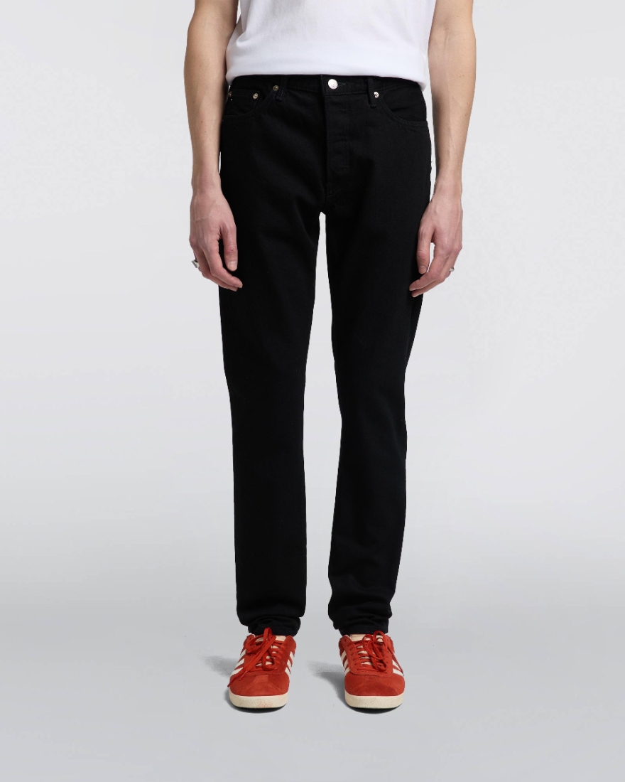 EDWIN Slim Tapered Jeans Black