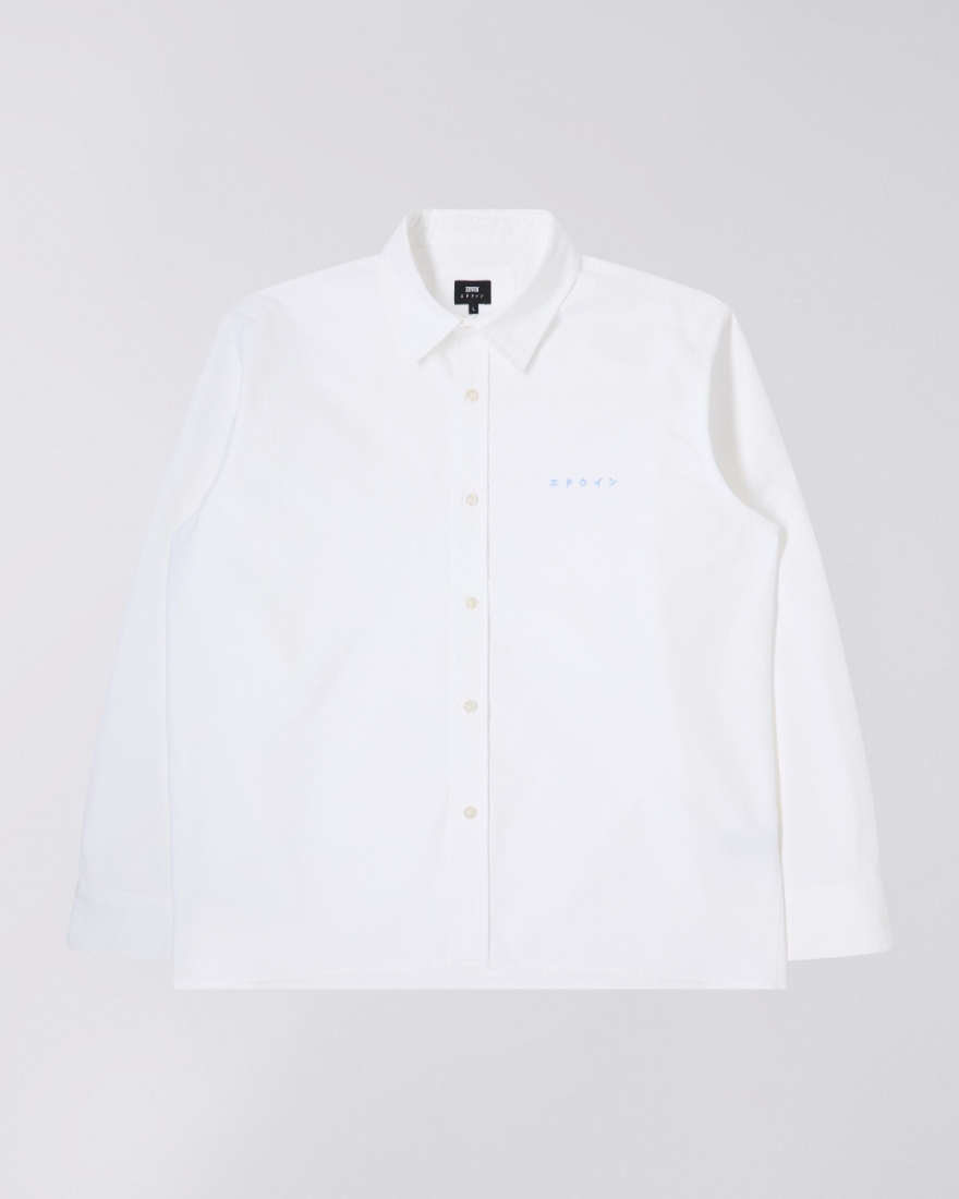 EDWIN Big OX Shirt LS White