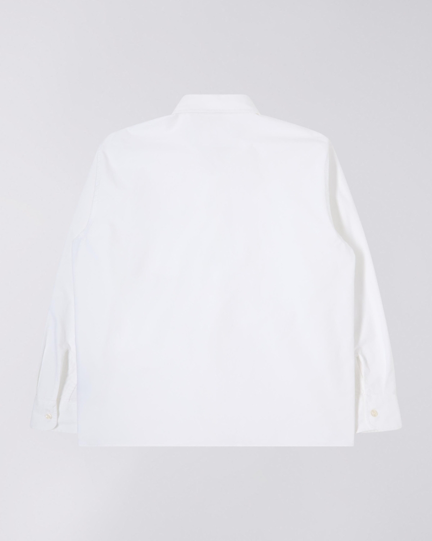 EDWIN Big OX Shirt LS White