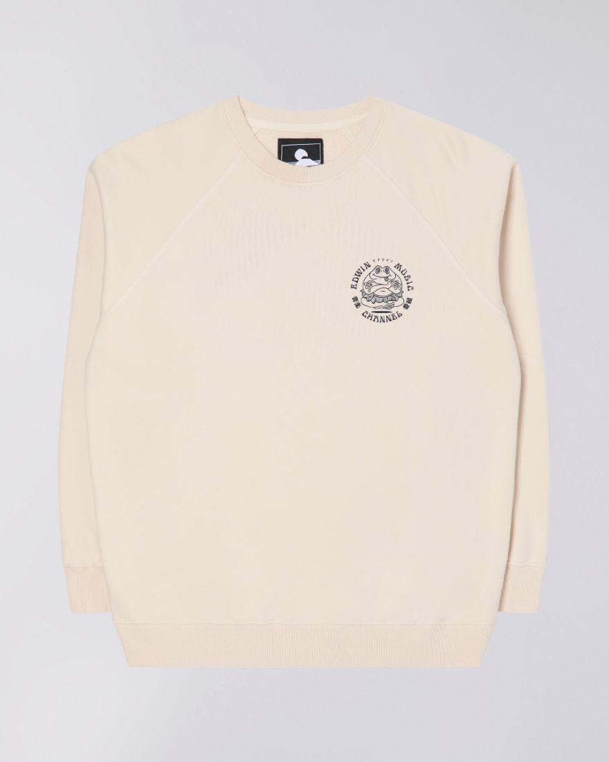 EDWIN Edwin Music Channel Sweat Whisper White