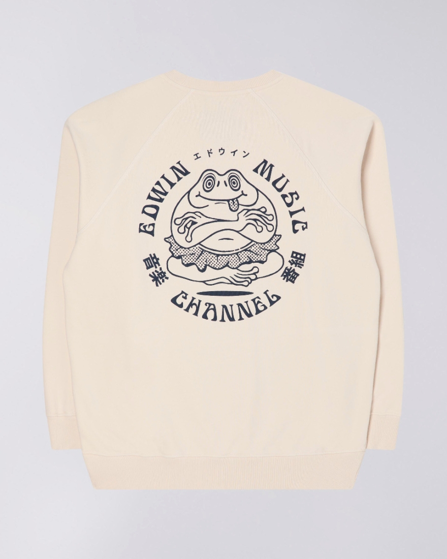 EDWIN Edwin Music Channel Sweat Whisper White