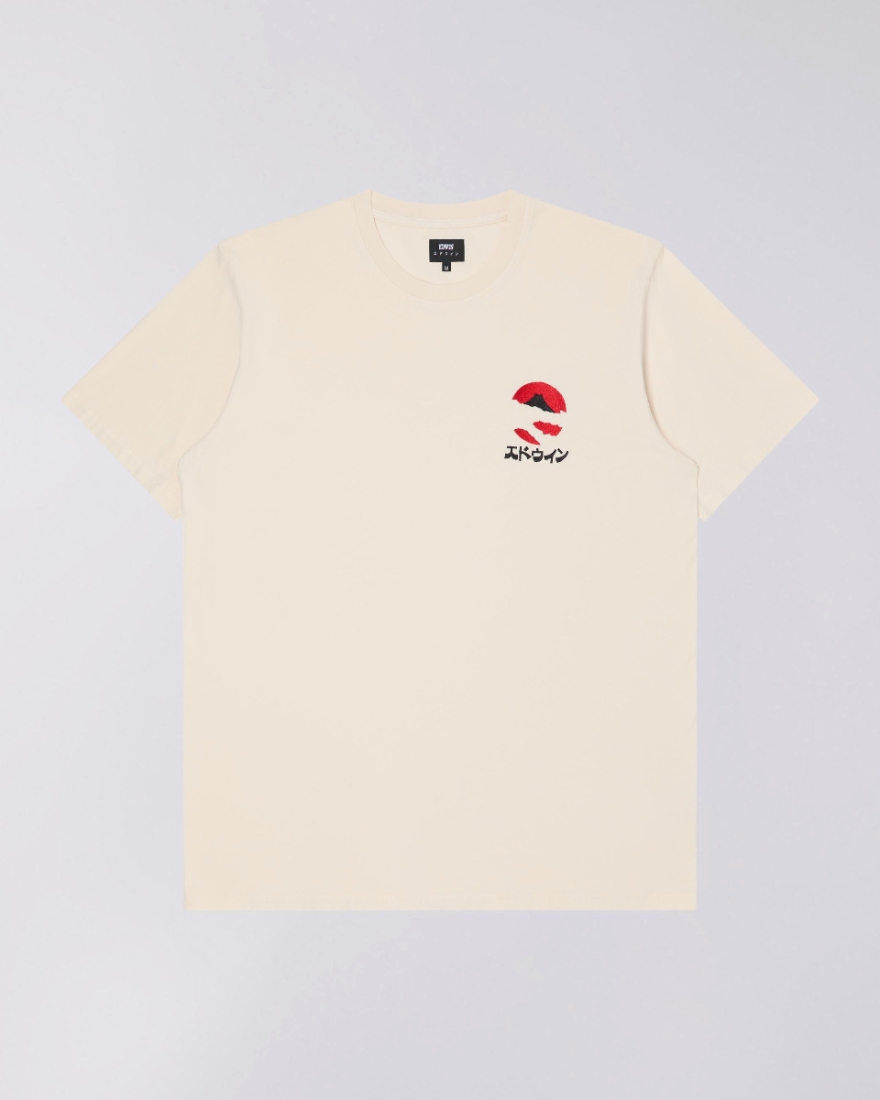 EDWIN Kamifuji Chest T-Shirt Whisper White