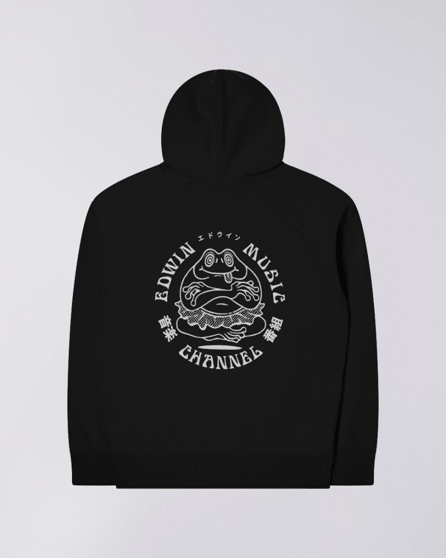 EDWIN Edwin Music Channel Hoodie Sweat Black