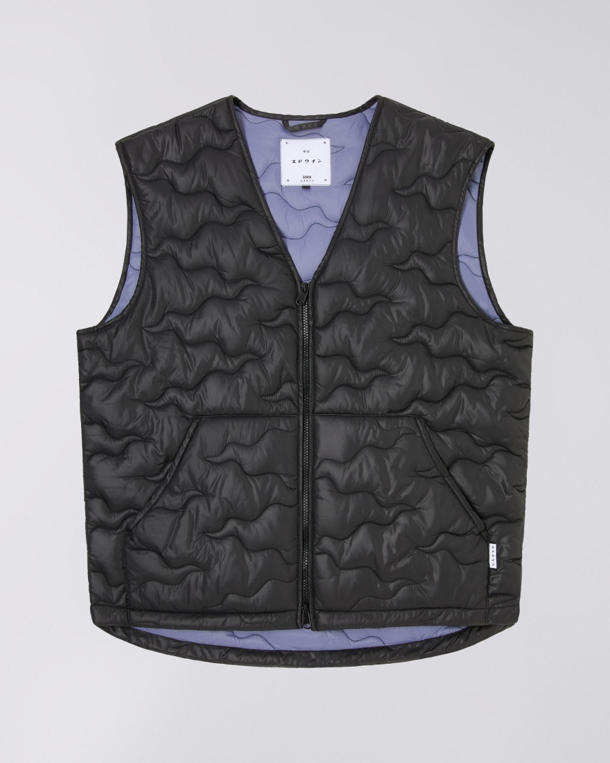 EDWIN Camper Vest Black