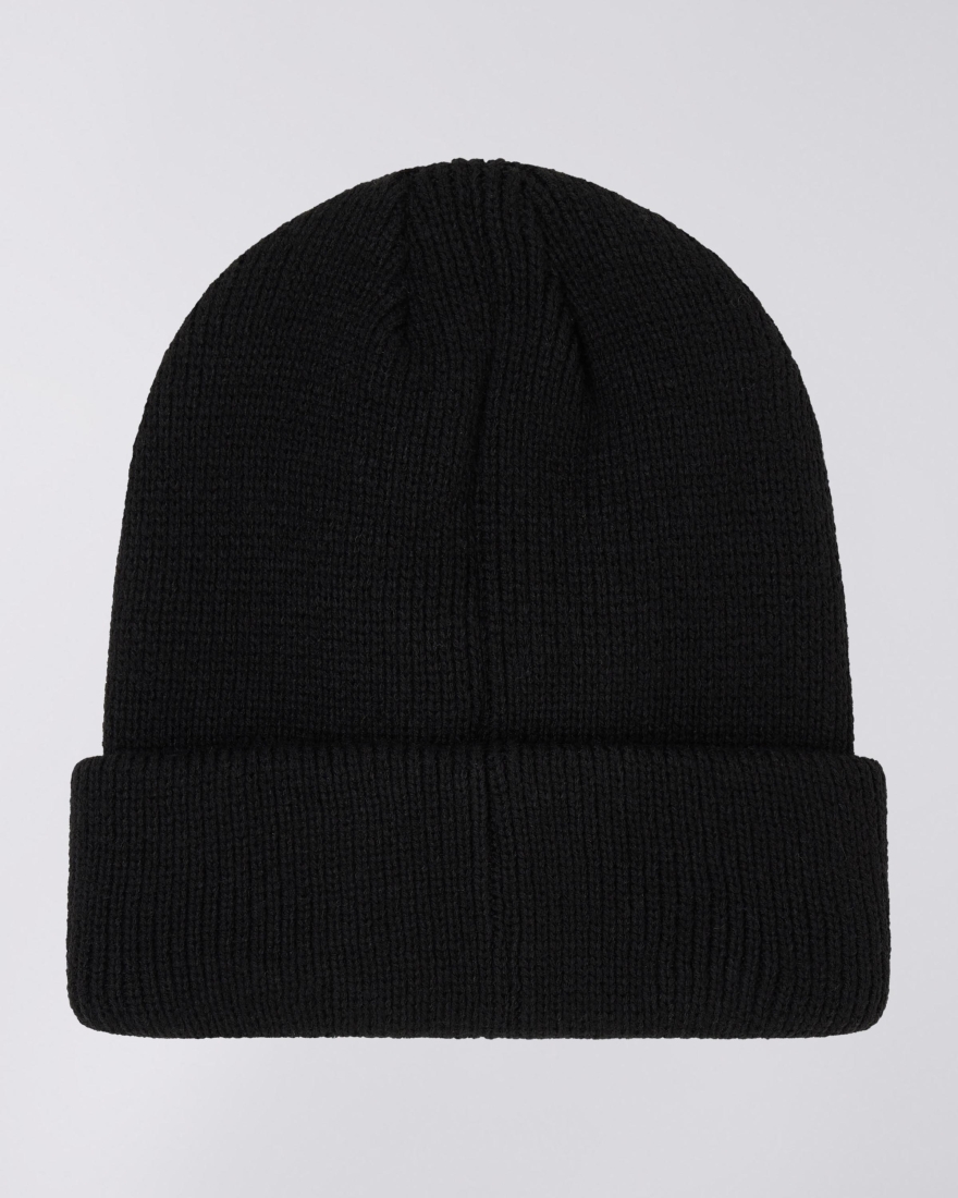 EDWIN 3D Katakana Beanie Black