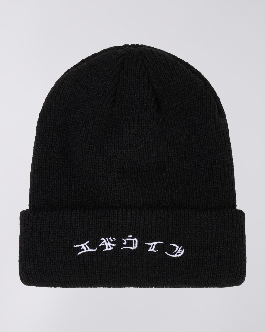EDWIN Gothic Beanie Black