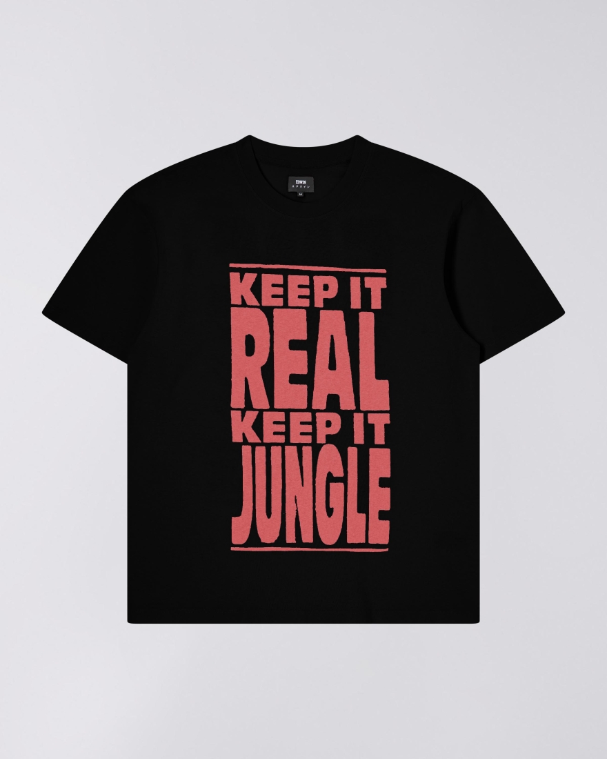 EDWIN Keep It Real T-Shirt Black