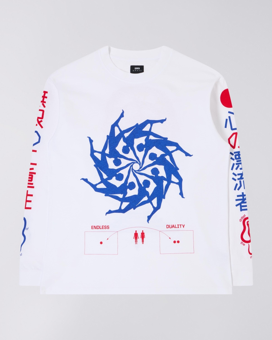 EDWIN Mind Drifter T-Shirt LS White