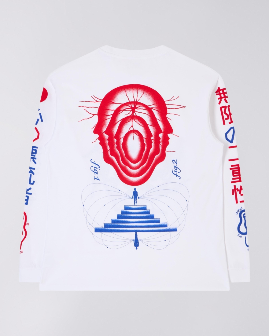 EDWIN Mind Drifter T-Shirt LS White