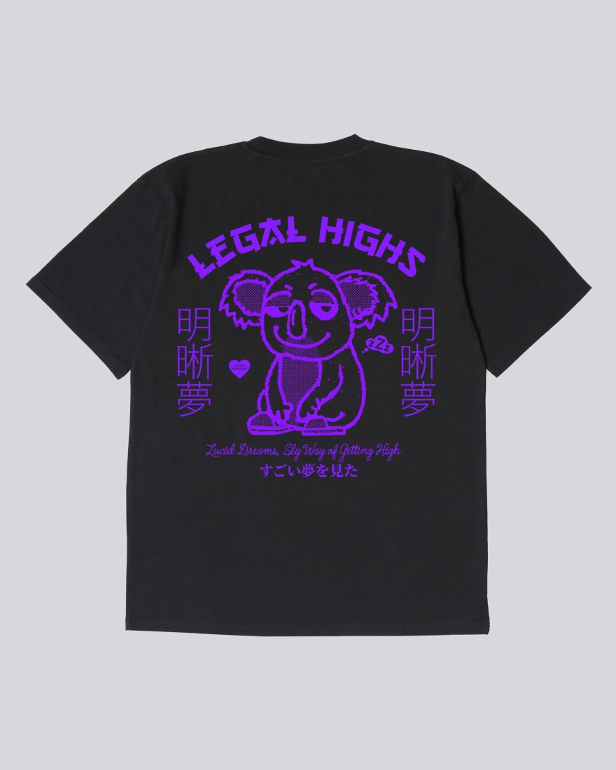 EDWIN Legal Highs T-Shirt  Black