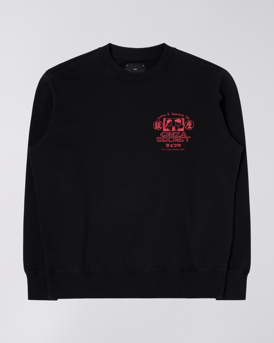 EDWIN Ginza Secret Sweat Black