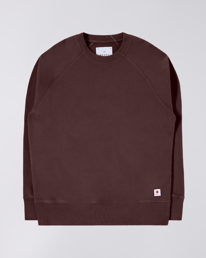 EDWIN Raglan Sleeve Crewneck Mole