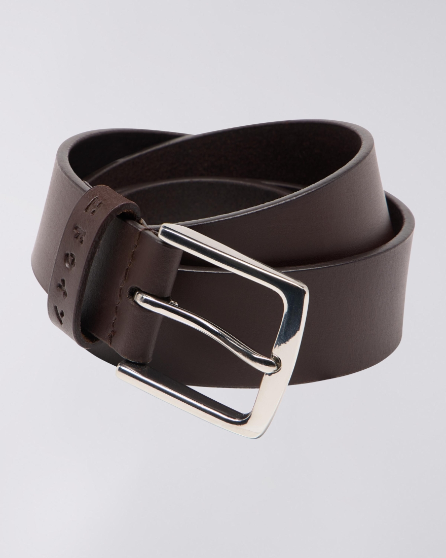 EDWIN Forever Belt Dark Brown