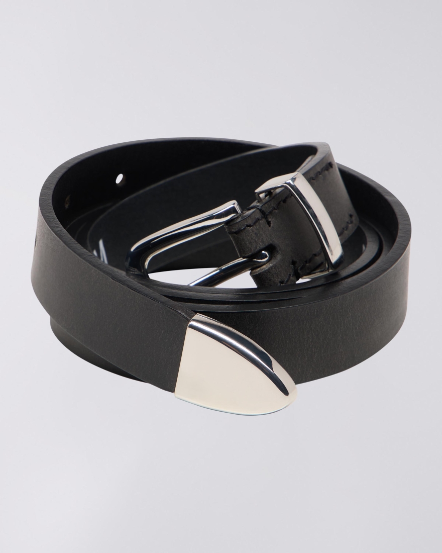 EDWIN Thin Core Belt Black