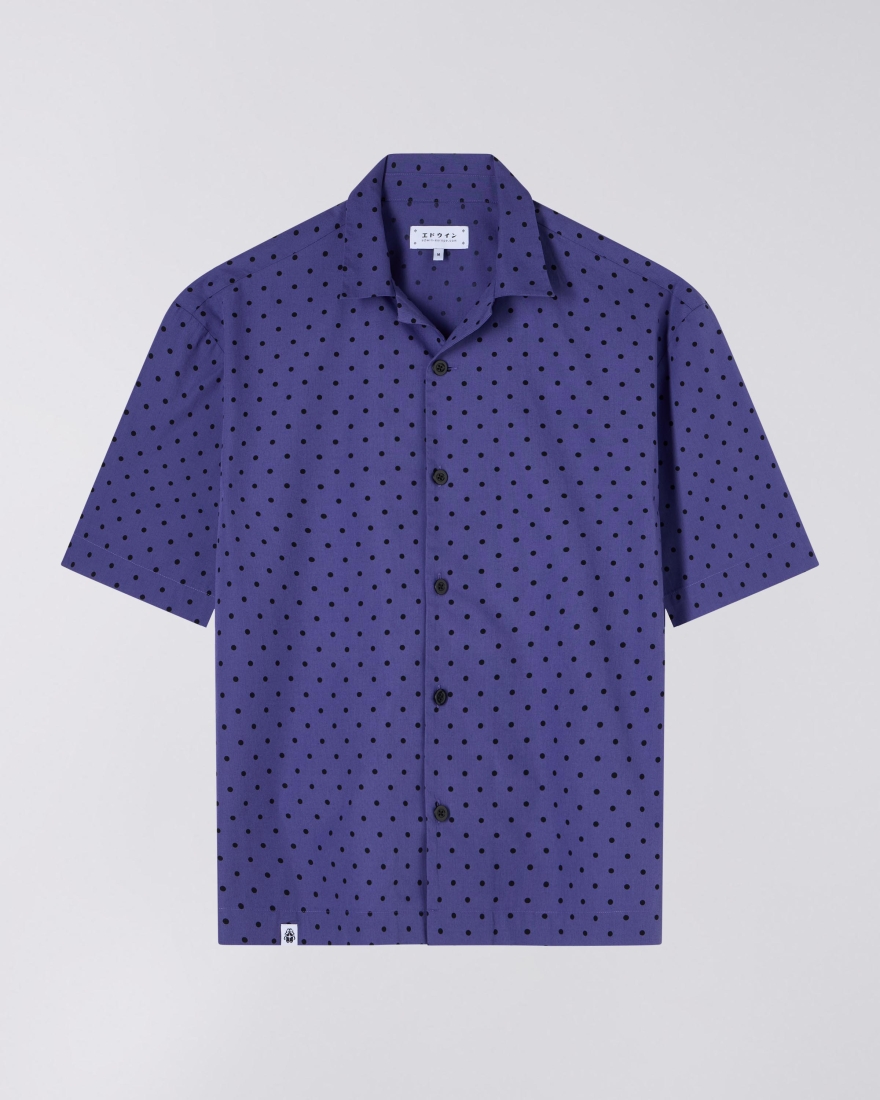 EDWIN Saga Shirt SS Skipper Blue
