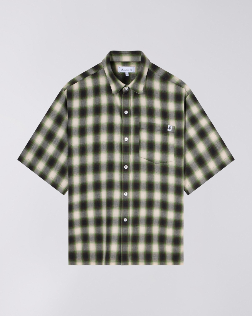 EDWIN Millbury Shirt SS Green / Black
