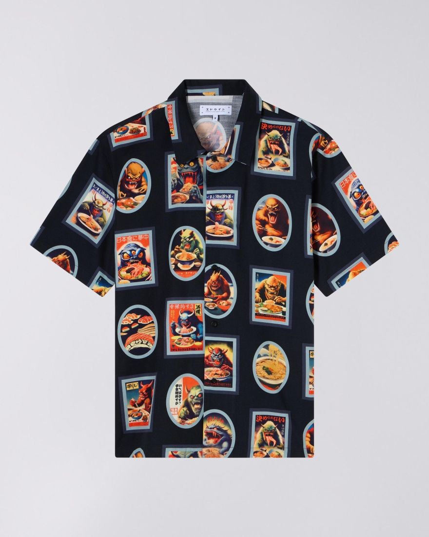 EDWIN Hara Hachi Bun Me Shirt SS Multicolor