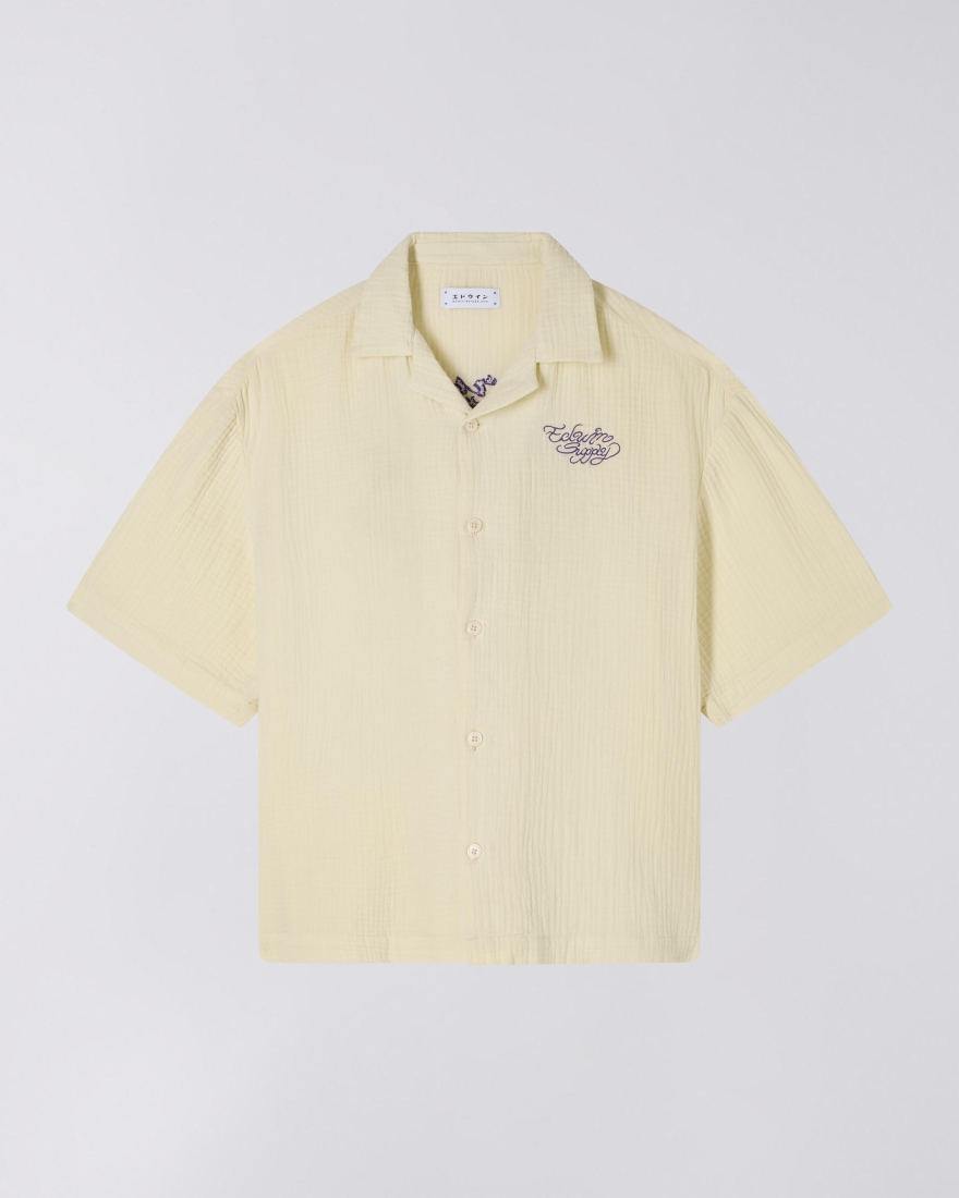 EDWIN Melt The Chaos Shirt SS Cream