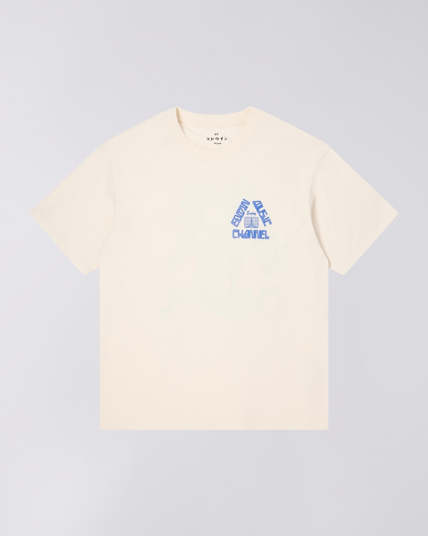 EDWIN Enjoy EMC T-Shirt Whisper White