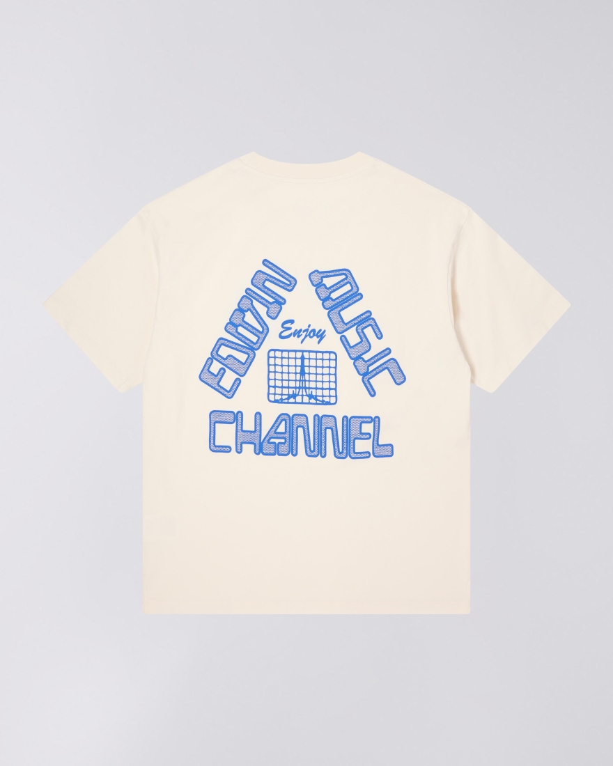 EDWIN Enjoy EMC T-Shirt Whisper White