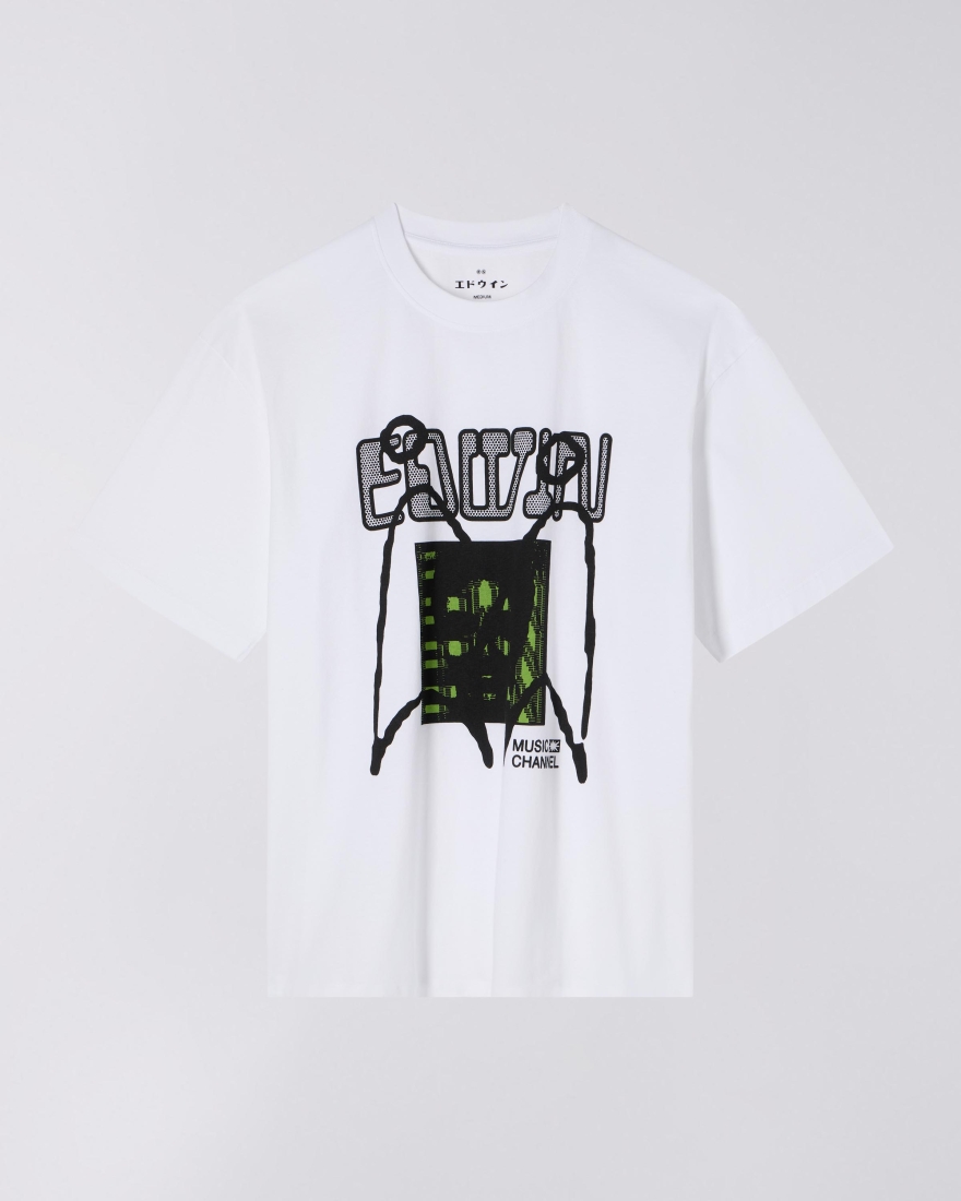 EDWIN Channel T-Shirt White
