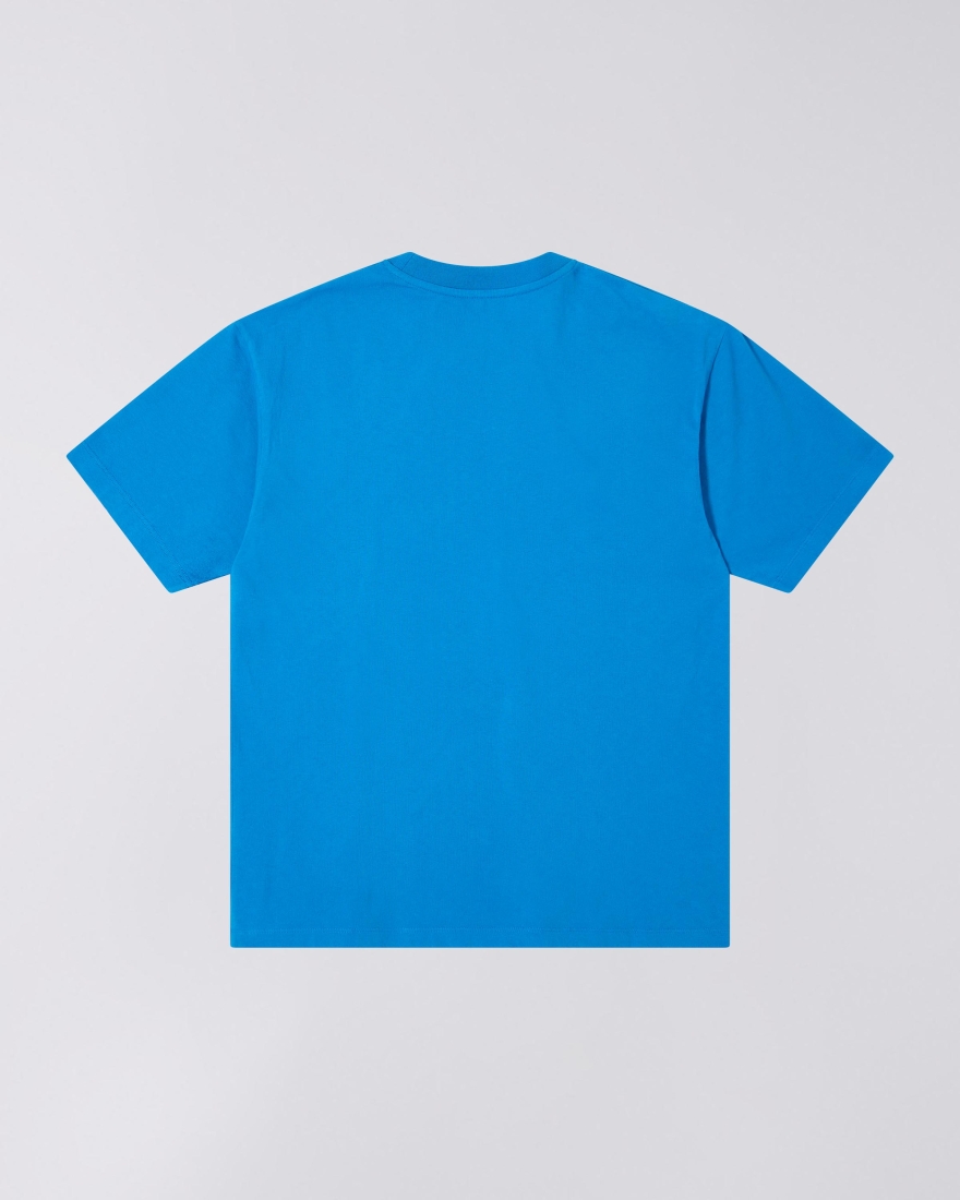 EDWIN High Life Low Levels Chest T-Shirt Directoire Blue
