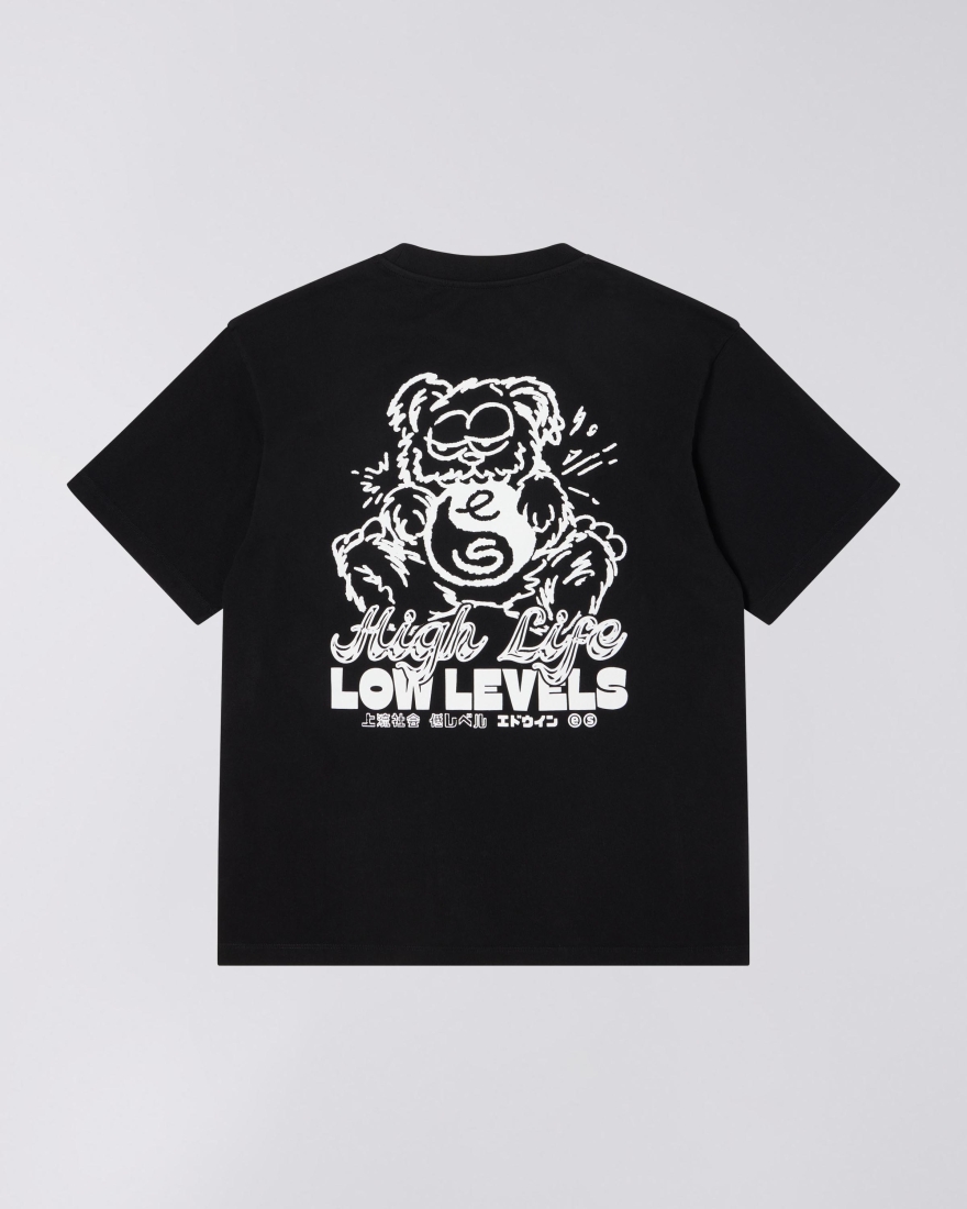 EDWIN High Bear T-Shirt Black