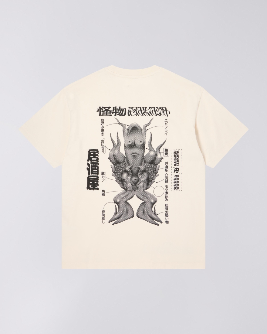 EDWIN Kaibutsu Izakaya T-Shirt Whisper White