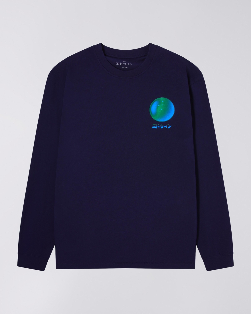 EDWIN The Last Of Us II T-Shirt LS Maritime Blue