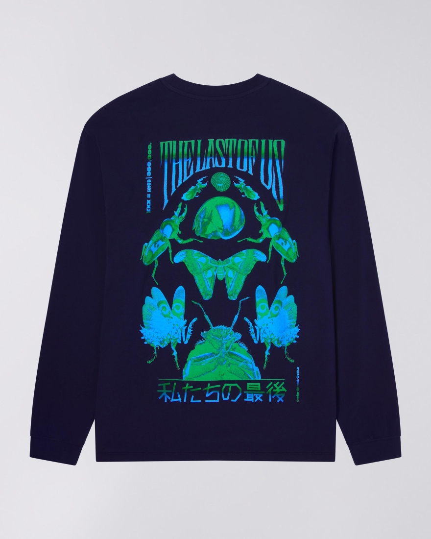 EDWIN The Last Of Us II T-Shirt LS Maritime Blue