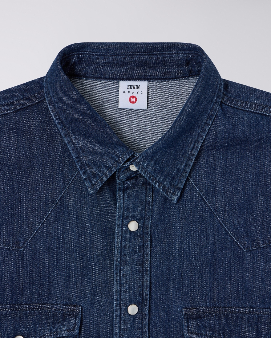 EDWIN Western Shirt Blue