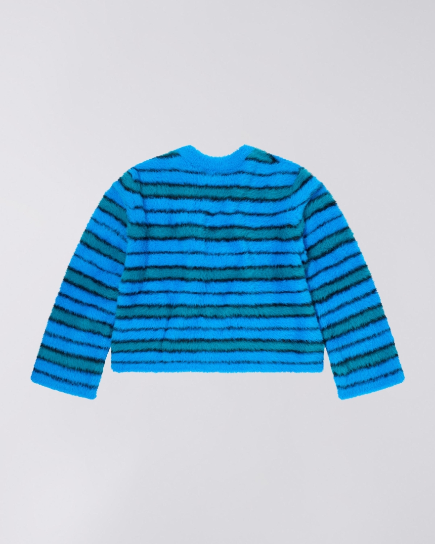 EDWIN W' Gill Striped Sweater Blue / Aqua / Black