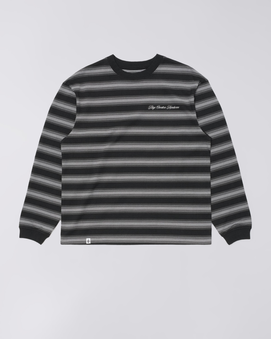 EDWIN Bolton T-Shirt LS Black / Grey