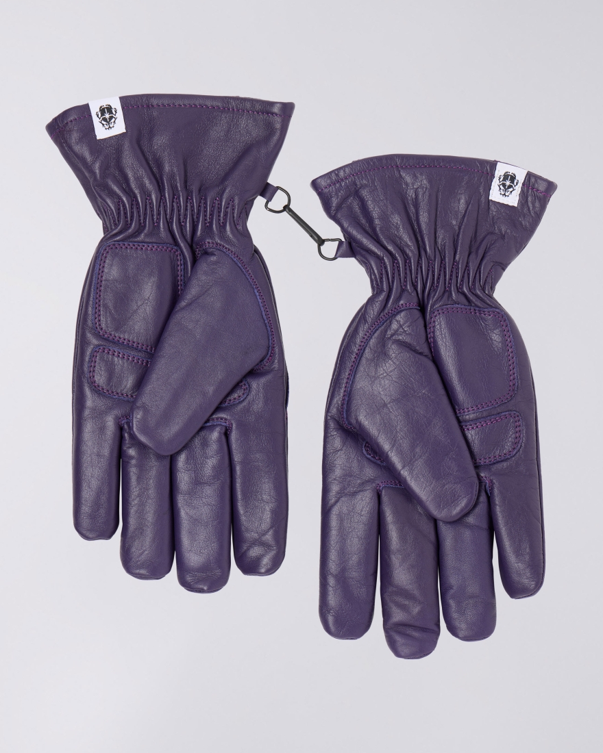 EDWIN Function Gloves Purple Plumeria