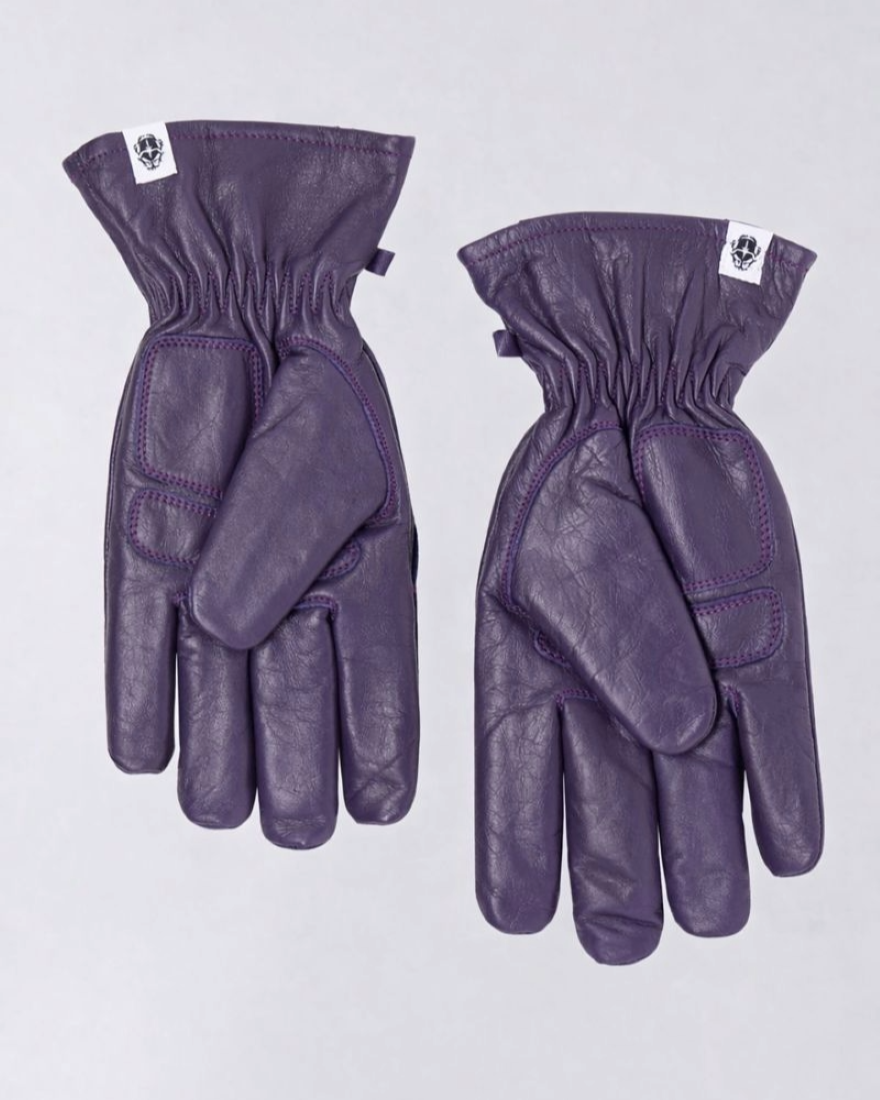 EDWIN Function Gloves Purple Plumeria