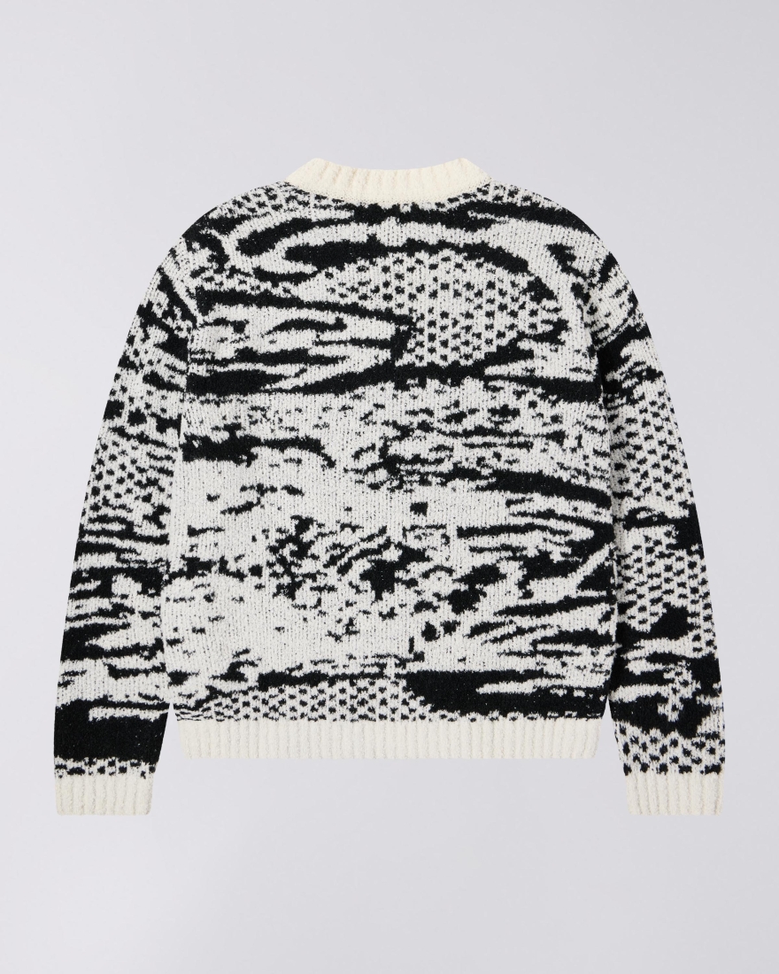 EDWIN Panku Sweater White / Black