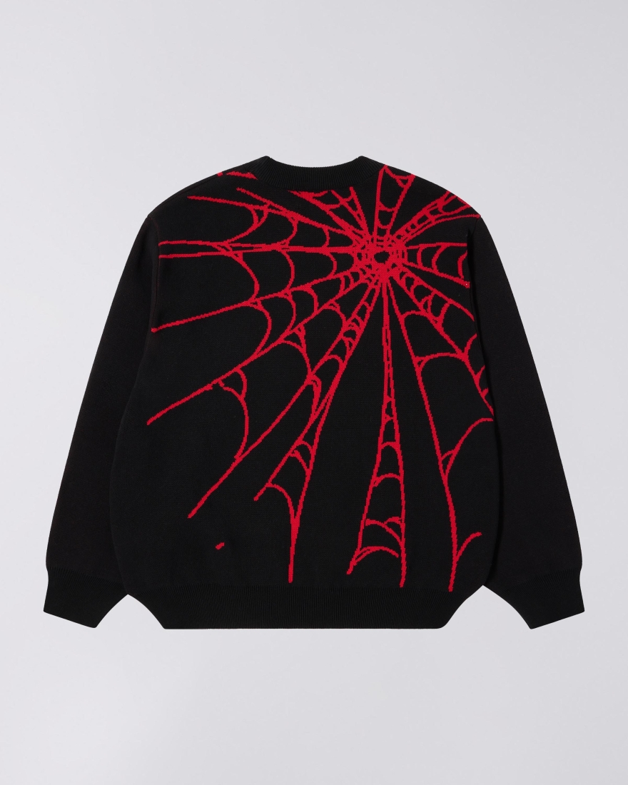 EDWIN Black Widow Sweater Black