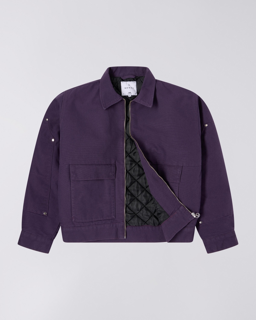 EDWIN Dogma Work Jacket Purple Plumeria