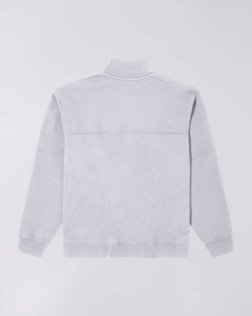 EDWIN Koji Half Zip Sweat Grey Marl