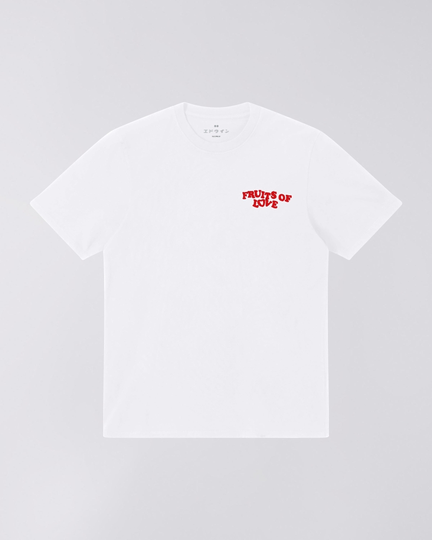EDWIN Fruits Of Love T-Shirt White